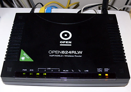 adsl modem wireless. OPEN 824RLW ADSL 2+ Modem