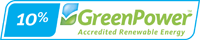 10% accredited GreenPower