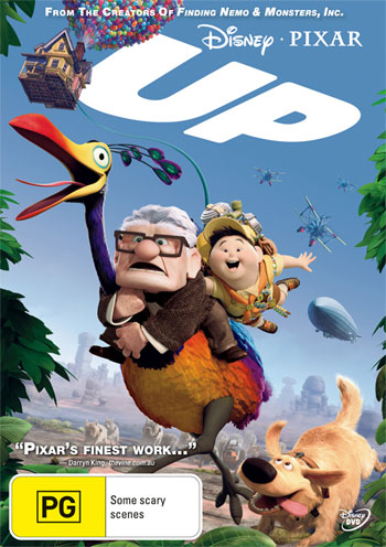 pixar up movie. UP Pixar Anmated movie on DVD