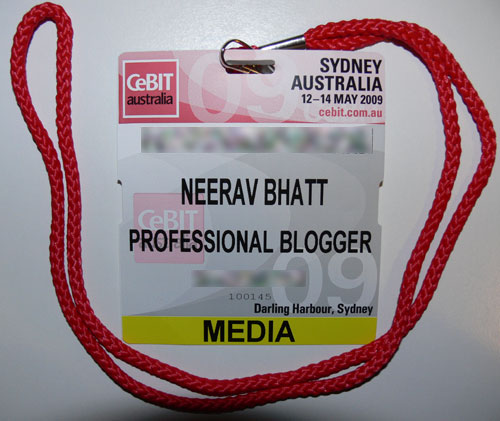 CEBIT Media Pass