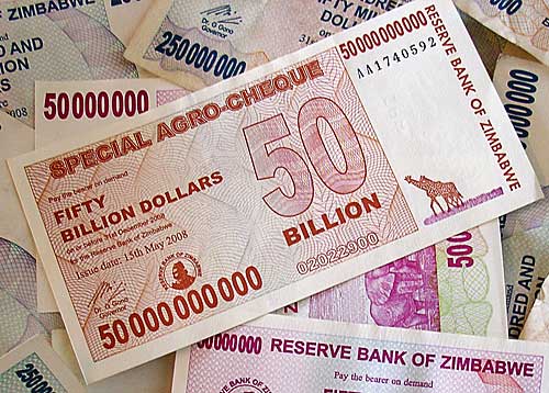 inflation in zimbabwe