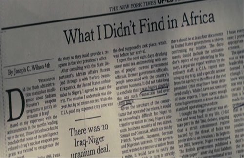 What I Didn't Find in Africa - Joseph C. Wilson - NYT Oped July 06, 2003