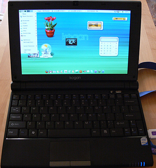 Kogan Netbook PRO gOS desktop