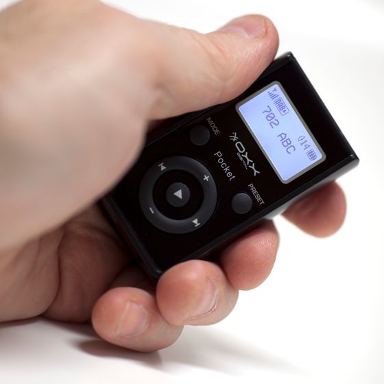 OXX Digital Pocket Digital Radio with a-JAYS One Earphones