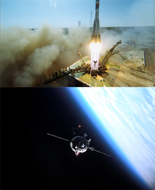 Rocket and Space Shuttle