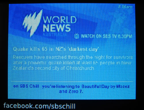 SBS Chill digital radio slideshow 3
