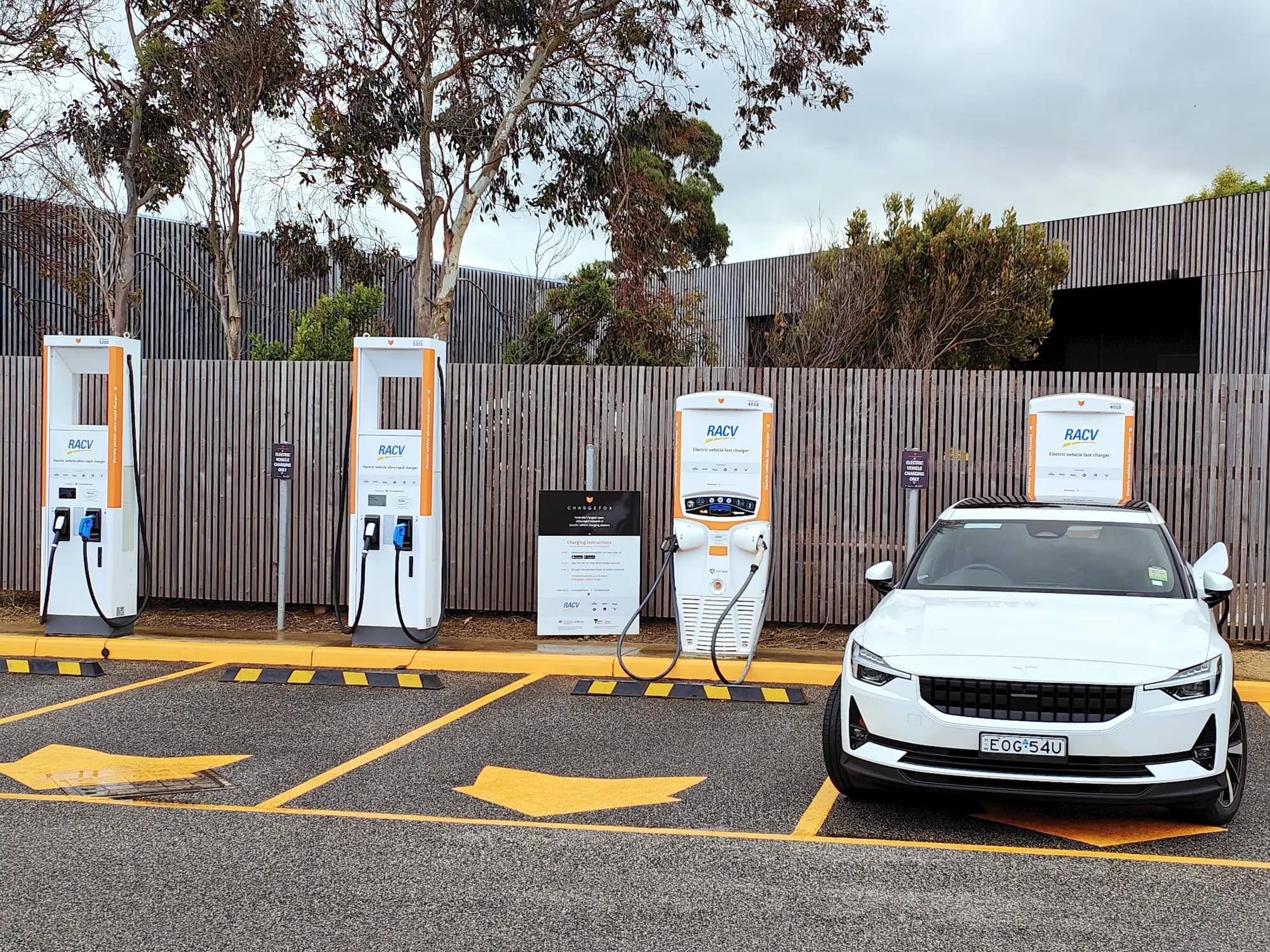 Exclusive details: RACV EV charger upgrades at Barnawartha, Euroa, Airport West, Ballarat, Horsham, Torquay, Moe and 6 new DC charger locations